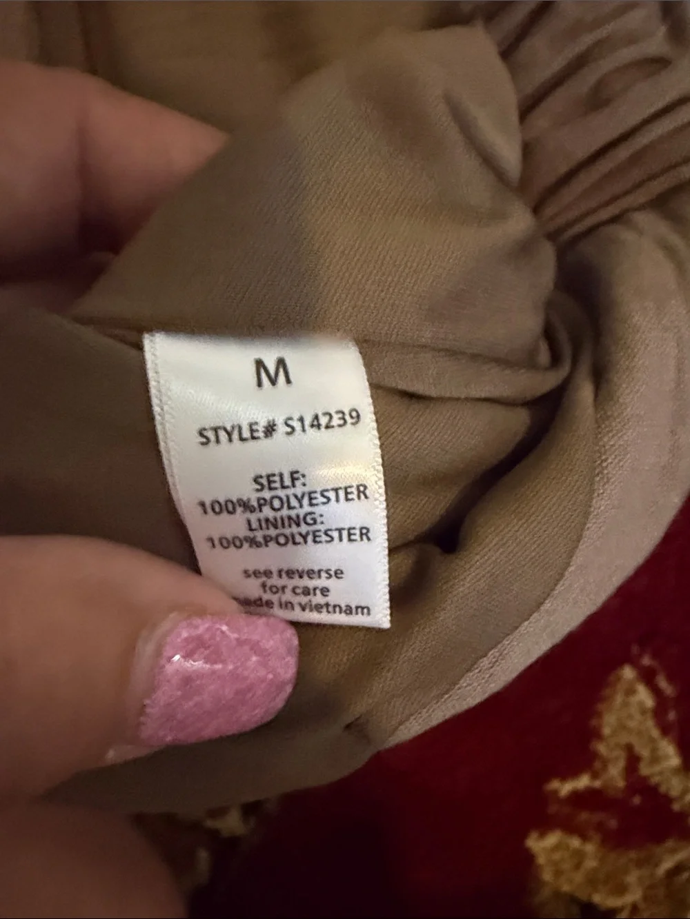 Active USA Taupe Maxi Skirt with Side Button Detail